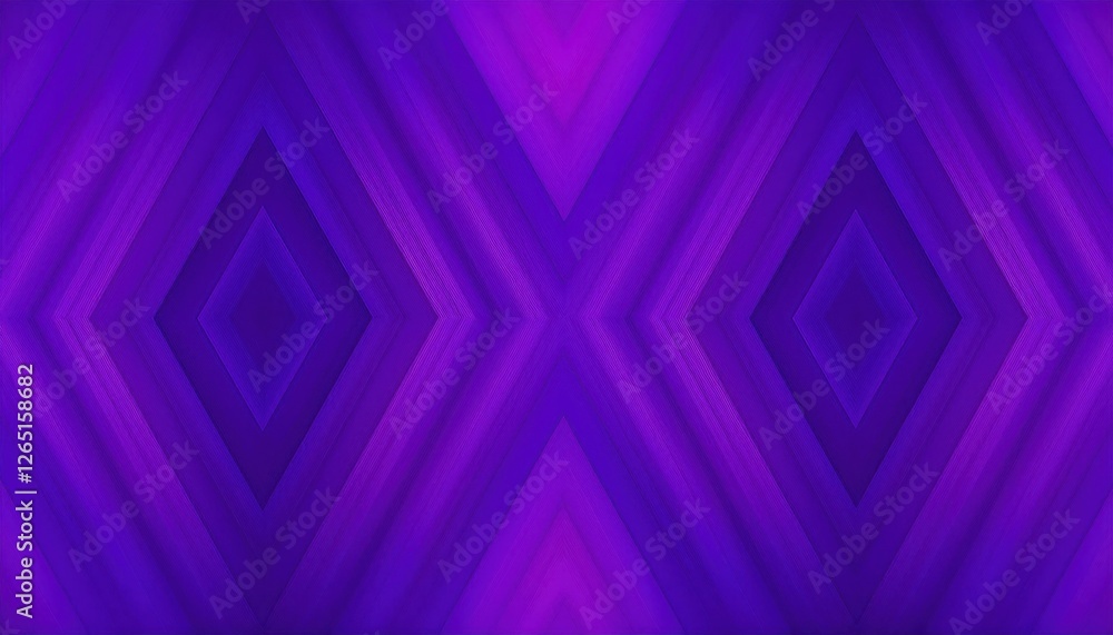 Poster geometric purple gradient background with layered diamond pattern for tech visual, presentation