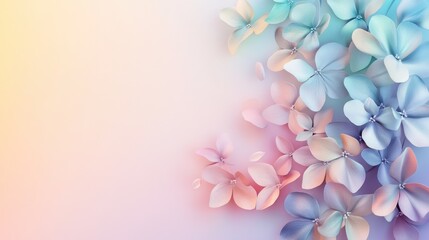 A pastel colored gradient border background image.