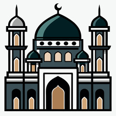 Ramadan & Eid Mubarak vector illustration 