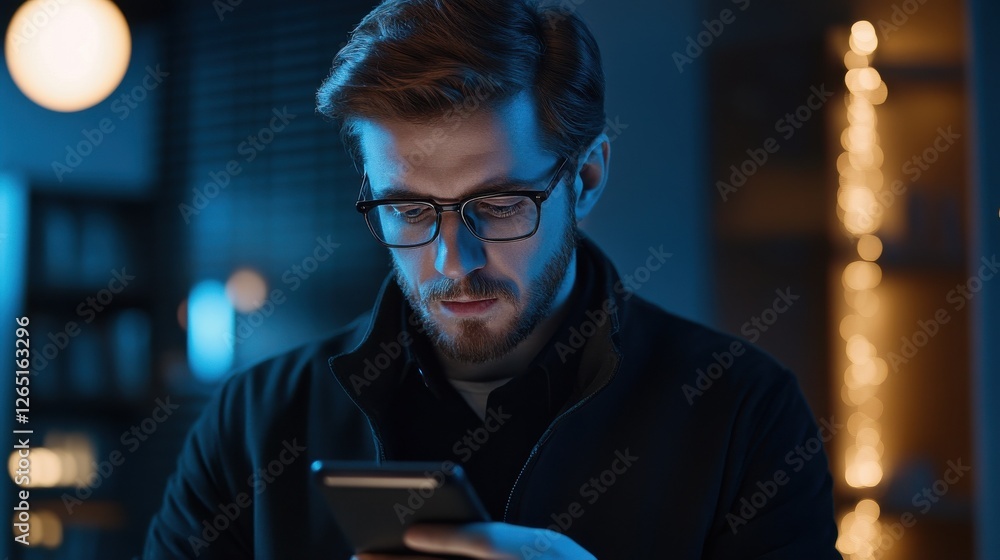 Aufkleber crypto trader investor broker using smartphone app analyzing financial data stock market price on ce