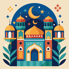ramadan poster vector