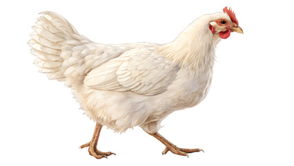Fototapeta premium chicken isolated on white background