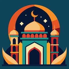 ramadan poster vector