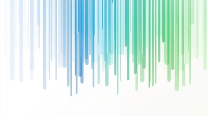 A minimalist graphic of sound waves, designed with clean lines and gradient tones of blue and green, symbolizing the human voice