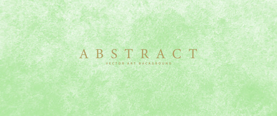 Light green vector watercolor art background with old paper texture for design. Watercolor grunge illustration for cards, invitation, flyers, poster, banner. Painted template.