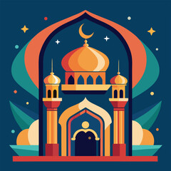 ramadan poster vector