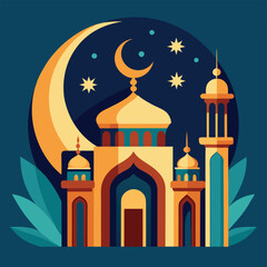 ramadan poster vector