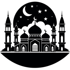 Ramadan & Eid Mubarak vector illustration 