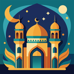 ramadan poster vector
