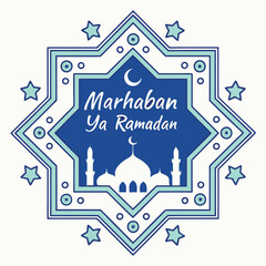 Ramadan & Eid Mubarak vector illustration