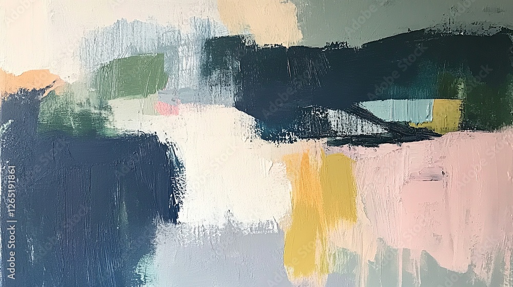 Poster capture the essence of aerial view in a dynamic blend of abstract expressionism, with bold brush str