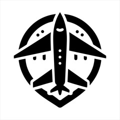 travel insurance glyph icon vector silhouette design