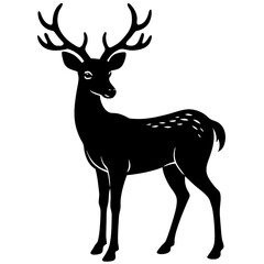 deer silhouette vector