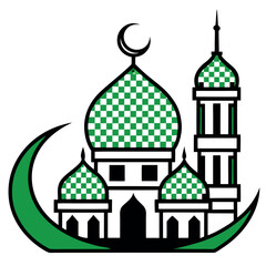 Ramadan & Eid Mubarak vector illustration 