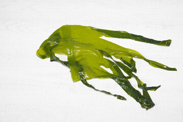 Fresh seaweed wakame. Japanese healthy food. © Nikox2