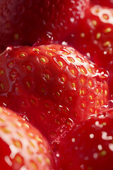 close up of strawberry