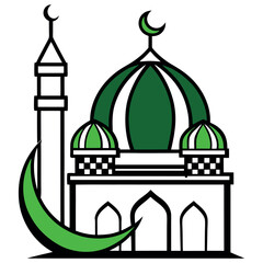 Ramadan & Eid Mubarak vector illustration 