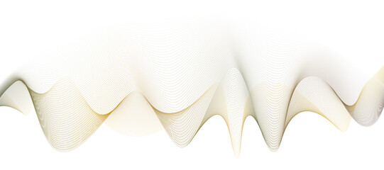 Abstract wavy stripes on a white background isolated. Wave line art, Curved smooth design. Vector illustration. Modern Background with Black Wavy Lines.