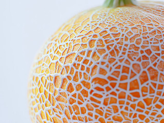 melon on white background