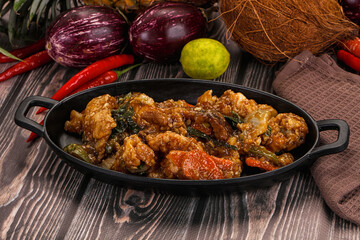 Prawn with vegetables and oyster sauce