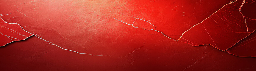 Vibrant red background with textured surface and subtle cracks, perfect for design projects. This striking color adds warmth and energy to any visual composition