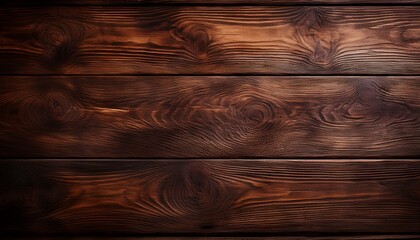 top down of the empty dark wooden table