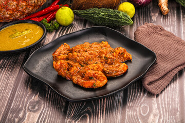 Indian cuisine - Prawns malabar masala