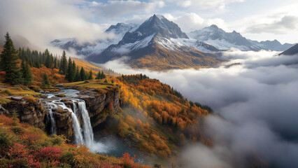 Fototapeta premium Photos of beautiful natural scenery, seasonal scenery, travel destinations, etc.