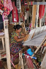 Crafting Heritage: A Filipino Artisan Weaving Traditional Textiles