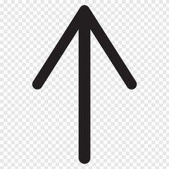  Up Arrows icon. Vector illustration. Variety Design arrow.