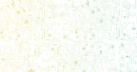 Circuit Board Technology Electronic Scheme Pattern Abstract Background.  Abstract Futuristic Circuit Board Illustration