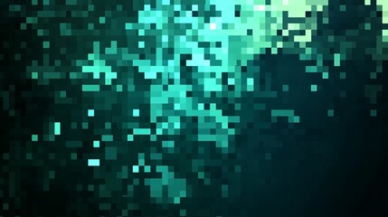 Fototapeta premium Vector illustration of a modern light green camouflage pattern with pixels creating a dynamic and abstract digital texture for background design, military or modern fashion concept