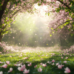 Obraz premium 3d rendering of spring background
