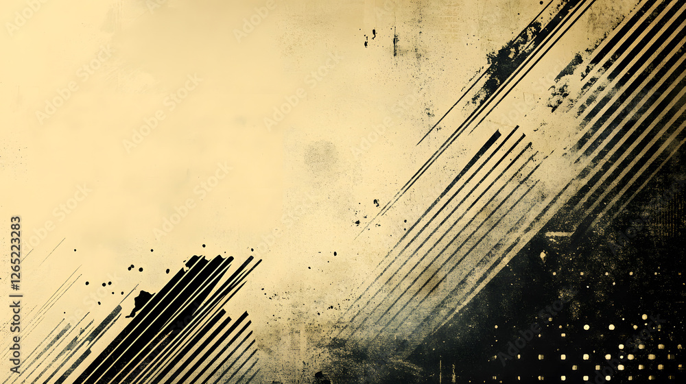 Poster abstract textured background with dark and light streaks