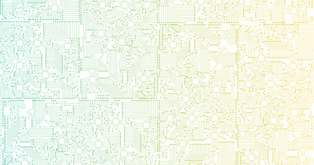 Circuit Board Technology Electronic Scheme Pattern Abstract Background.  Abstract Futuristic Circuit Board Illustration