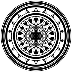 black and white stamp