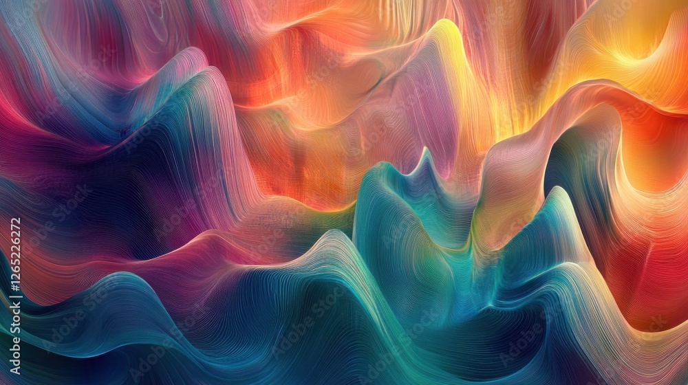 Aufkleber digital technology background. abstract tech representation. colorful. graphic concept for your desi