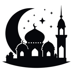 Ramadan & Eid Mubarak vector
