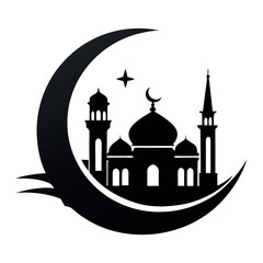 Ramadan & Eid Mubarak vector