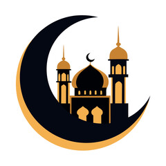 Ramadan & Eid Mubarak vector