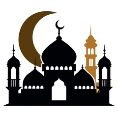 Ramadan & Eid Mubarak vector