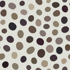 Hand Drawn Pebble Dot Pattern in Neutral Tones