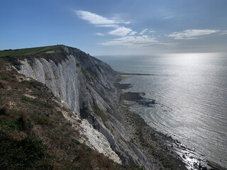 Obraz premium Kreidefelsen in Beachy Head in England, UK