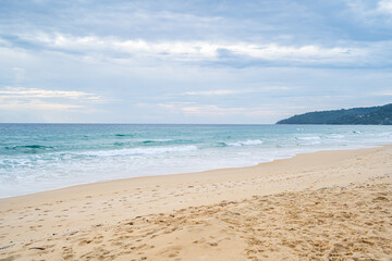 Tropical sea summer beach nature background