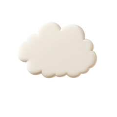 Simple cloud shape design for various uses.