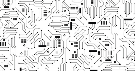 High-tech technology background texture. Abstract technology circuit board. Digital Vector background for your design. Vector illustration
