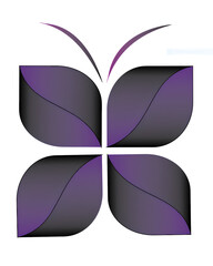 butterfly on a white background