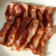 grilled bacon rashers