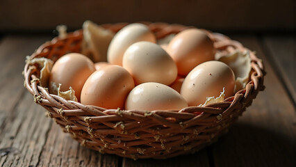 eggs in a basket