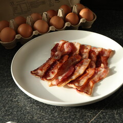 bacon and eggs